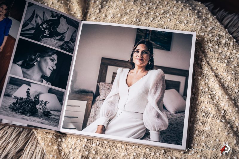 Calidad profesional en la impresión y los materiales del álbum de tu boda en Asturias, Penella Fotografía