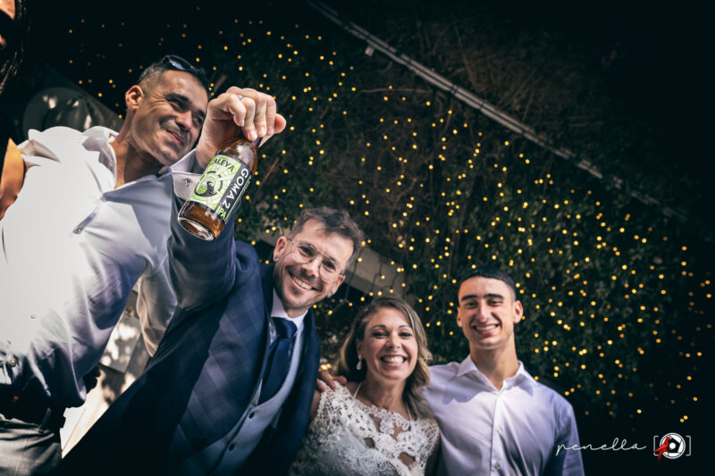 Detalle de boda de cerveza asturiana caleya goma2