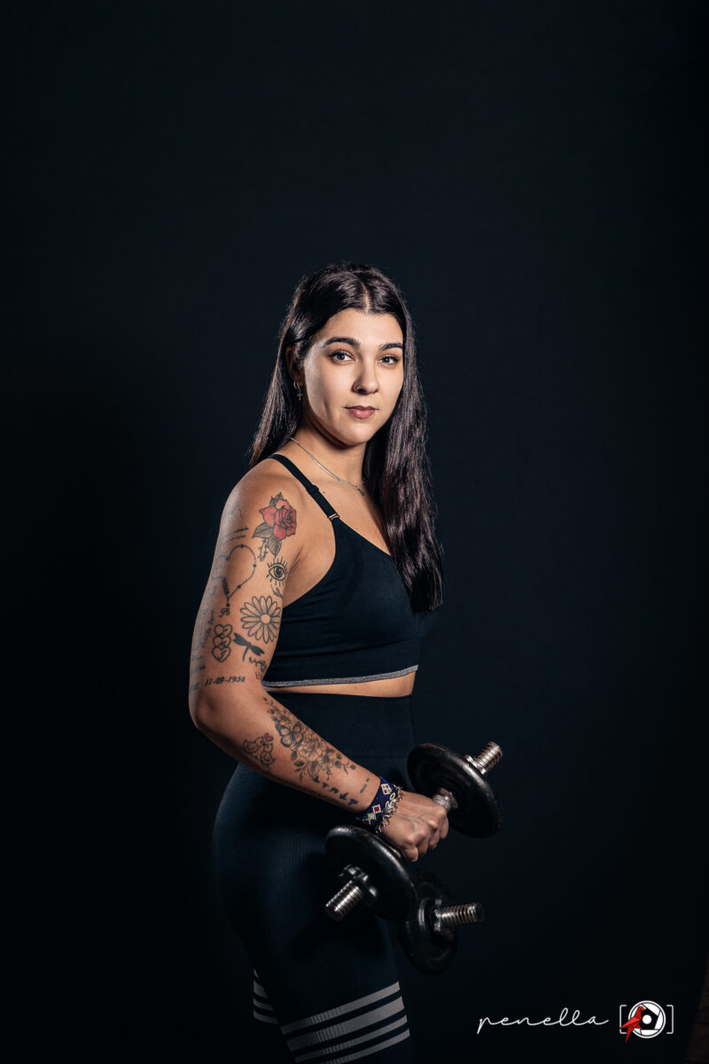 Foto de retrato para web de nutrición del fotógrafo book en Asturias Penella Fotografía
