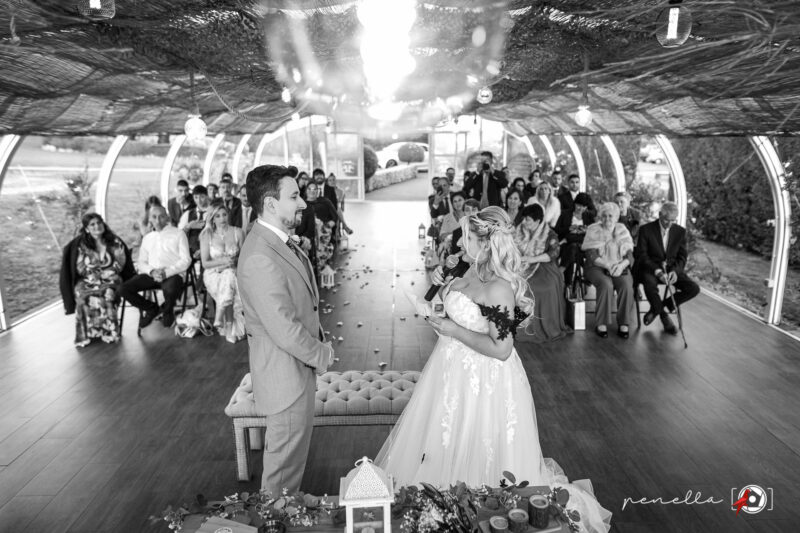 Fotógrafa de bodas en Asturias Penella Fotografía, Ceremonia en el Restaurante Peñamea