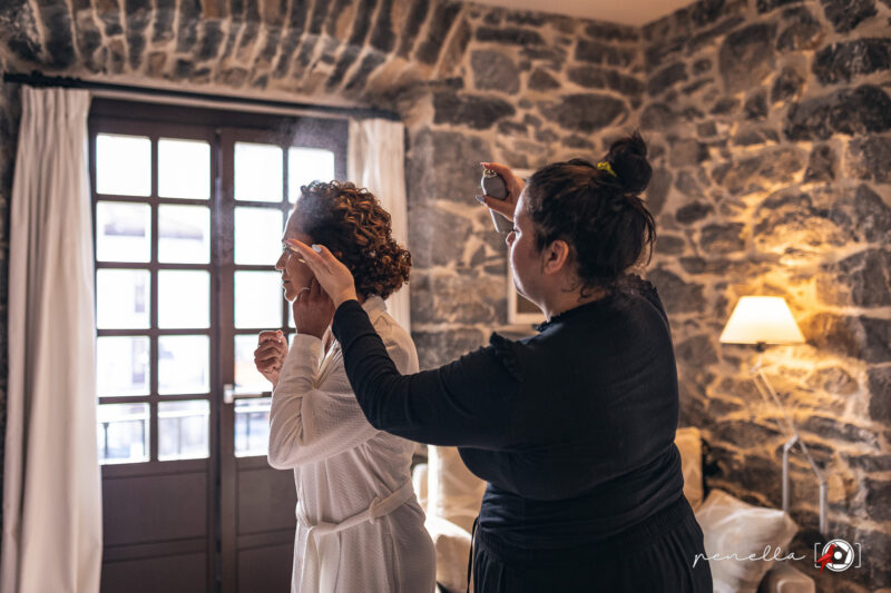 Peinado de la novia para su boda con Azucena Vega colorlab Avilés