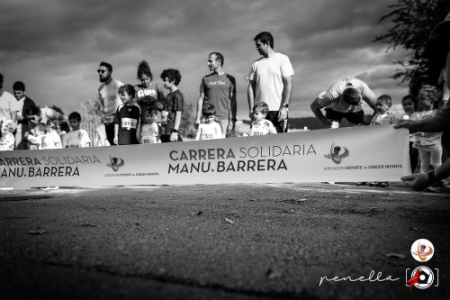 categorías infantiles en la 4ª carrera solidaria Manu Barrera en Soto del Barco