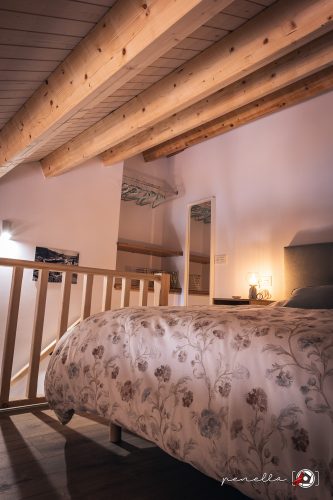 habitación de apartamento rural villa Carlota en Cudillero