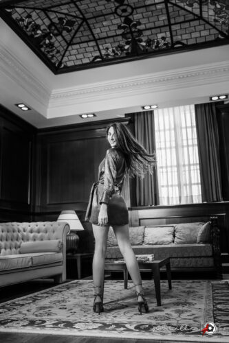 shooting de modelaje y sesión book de retrato en interior